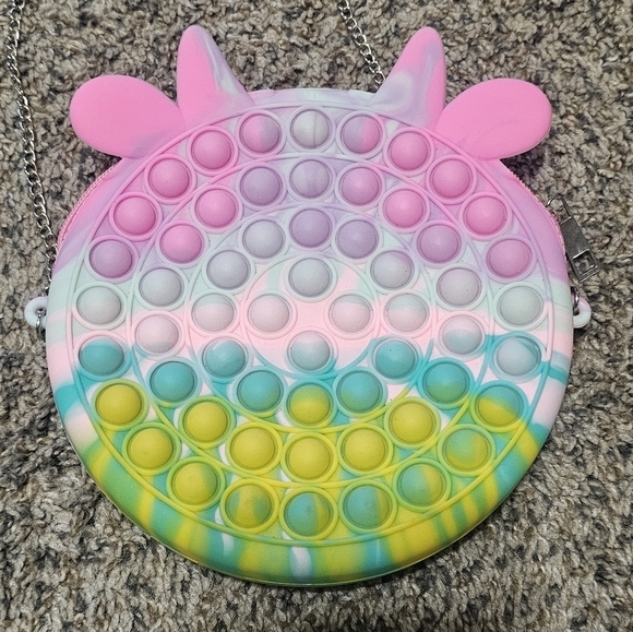 Pop-it Unicorn Purse - NWOT - Picture 2 of 3